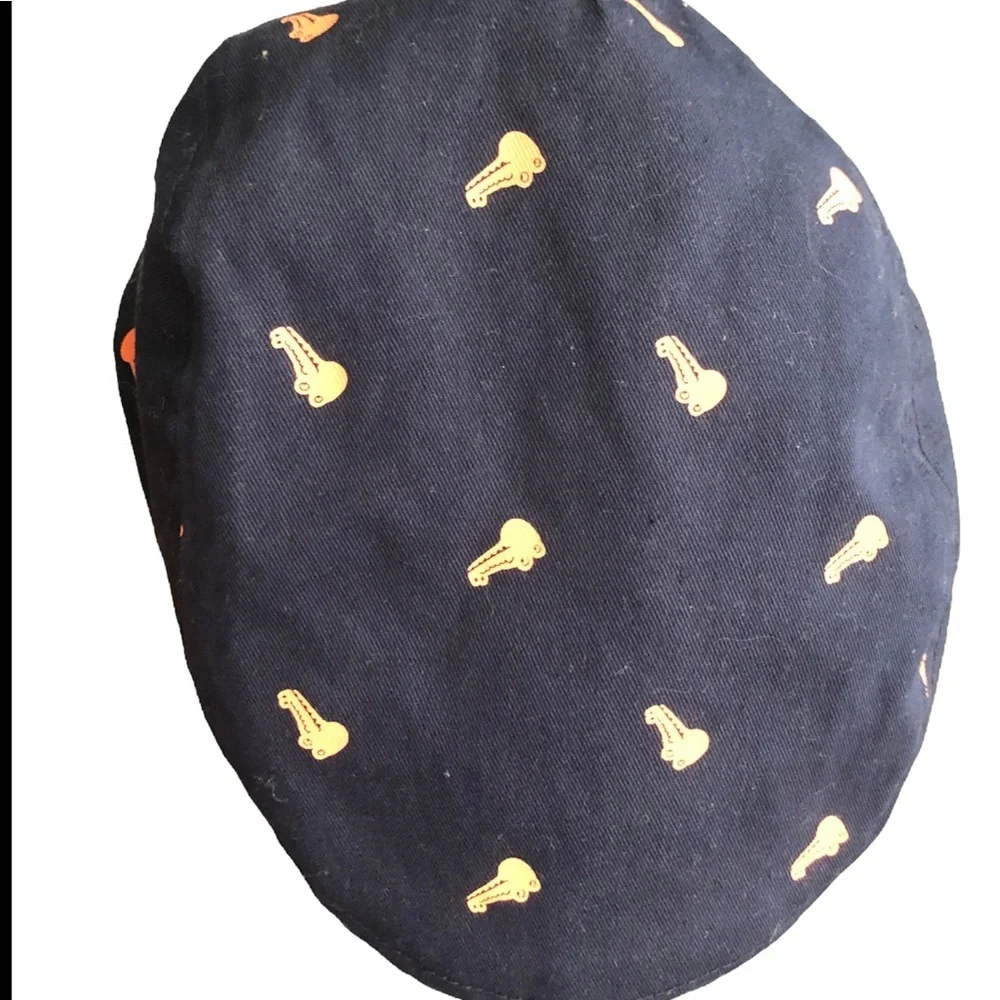 🇺🇸 BUNDLE ONLY - 5/$15 Crocodile Kangol Style Cap, Toddler 2-6y, Blue & Orange